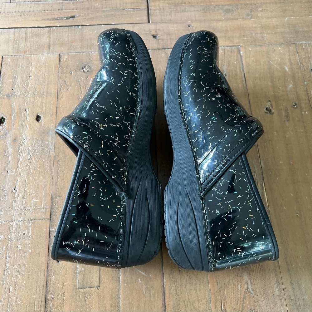 Dansko Womens XP 2.0 Professional Glitzy Glitter Patent Clog Sz 41 EU 10.5-11 US - Picture 7 of 10